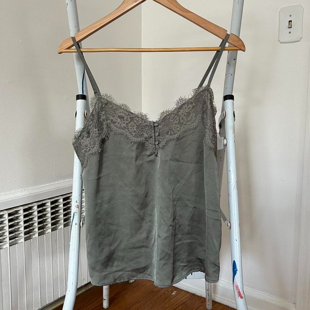Abercrombie satin and lace camisole